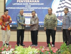 BPK Sumut Serahkan Predikat WTP kepada Pemkab Asahan ke 10 Kalinya