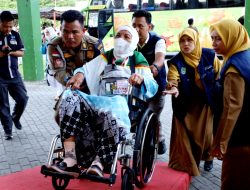 Jamaah Haji Asal Asahan Tiba di Tanah Rambate Rata Raya