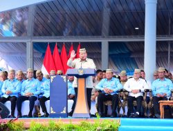 Puncak PENAS XVII, Prabowo Apresiasi Tim Pangan Nasional dan Jutaan Petani Indonesia