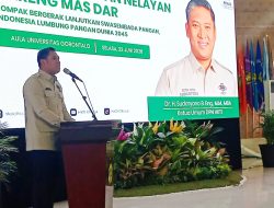 Kopdar Tani PENAS XVII, Wamentan Sudaryono Tegaskan Pangan adalah Kedaulatan Bangsa