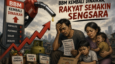 BBM Kembali Dinaikkan, Rakyat Semakin Sengsara