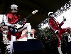 Kuburan Band Meriahkan HUT Bhayangkara ke 80 di Asahan