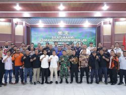Dandim 0208/Asahan Silahturahmi dengan Insan Pers dan Tokoh Pemuda