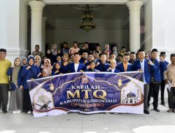 Sekda Sugondo Makmur Lepas 49 Kafilah Kabupaten Gorontalo ke MTQ Tingkat Provinsi