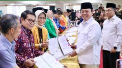 Gandeng 28 Kampus, Menteri Nusron Bidik 14 Ribu Sertipikat Tanah Wakaf di Sulsel Rampung Setahun