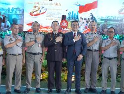 Kanwil BPN Gorontalo Hadiri Upacara Hari Bhayangkara ke-80, Perkuat Sinergi dengan Polri