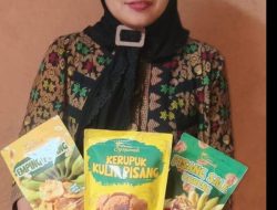 Kerupuk Kulit Pisang Syaqueenah Asal Asahan Laris di PRSU 2026