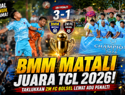 Dramatis! BMM Matali Juara Totabuan Champions League 2026 Usai Taklukkan ZM FC Bolsel Lewat Adu Penalti