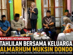 AKBP Abdul Kholik Hadiri Tahlilan Almarhum Muksin Dondo, Keluarga: Kehadiran Beliau Sangat Berarti
