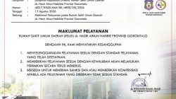 Tingkatkan Mutu Mutakhir, RSUD dr. Hasri Ainun Habibie Gorontalo Terbitkan Maklumat Pelayanan Baru