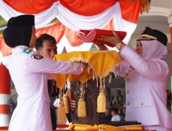 Plt. Bupati Tiorita Pimpin Detik-Detik Proklamasi HUT ke-81 RI di Langkat