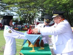 Bupati Asahan Pimpin Upacara Pengibaran Bendera Merah Putih HUT ke 81 Kemerdekaan RI