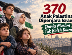 370 Anak Palestina Dipenjara Israel, Dunia Muslim Tak Boleh Diam