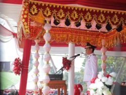 Upacara HUT RI ke-81 di Kota Kotamobagu Berlangsung Khidmat dan Tertib, Weny Gaib Bertindak Sebagai Irup