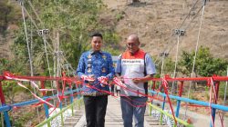 Pertamina Rehabilitasi Jembatan Kaluppini, Akses 5 Desa Enrekang Makin Aman
