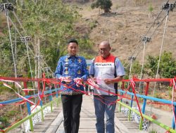 Pertamina Rehabilitasi Jembatan Kaluppini, Akses 5 Desa Enrekang Makin Aman