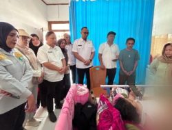 Sekda Kotamobagu Bersama Jajaran OPD Jenguk Pasien Korban Kecelakaan Drag Race di Rumah Sakit Monompia