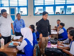Gubernur Bobby Dampingi Wapres Gibran Tinjau Progres Rehabilitasi dan Rekonstruksi SMAN 1 Barus