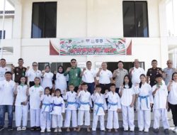 Lepas Kontingen Gojukai Kotamobagu, Wali Kota Weny Gaib Beri Motivasi Atlet di Turnamen Kajati Sulut Cup V