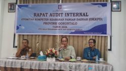 Perkuat Kinerja dan Kualitas Pelayanan, OKKPD Provinsi Gorontalo Gelar Rapat Audit Internal