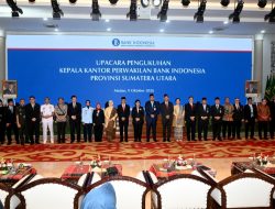 Pengukuhan Kepala BI Sumut, Bobby Nasution Tekankan Pemerataan Ekonomi
