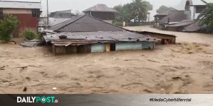 [VIDEO] Curah Hujan Tinggi, Sejumlah Kelurahan di Manado Terendam Banjir