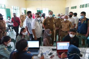 Bupati dan Wabup Asahan Tinjau Vaksinasi Moderna di PTPN IV Kebun Pulo Raja