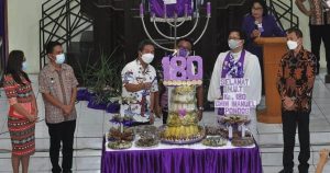 Hari Jadi GMIM Imanuel Pondos ke-180, Ini Harapan Wabup Minsel!