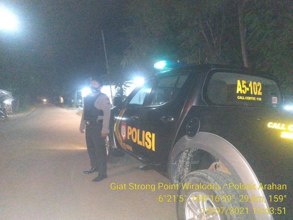 Polsek Arahan Berikan Keamanan Untuk Masyarakat Dengan Pelaksanaan SPW