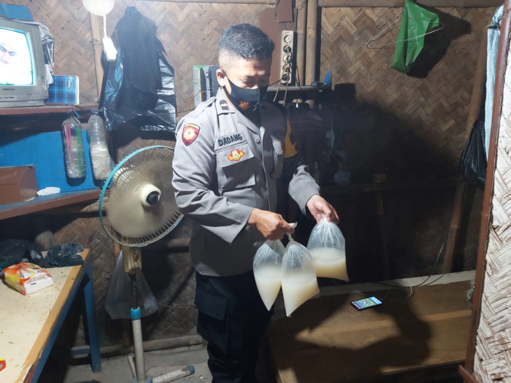 Giat KRYD, Polsek Indramayu Amankan Miras