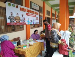 Polsek Jatibarang Menggelar Giat Monitoring Kegiatan Vaksinasj