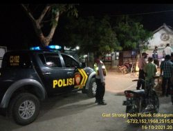 Polsek Sukagumiwang Menggelar Giat Patroli SPW Dalam Rangka Antisipasi Tindak Kejahatan
