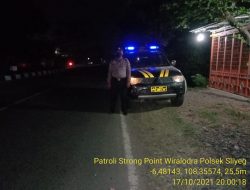 Giat Patroli SPW Antisipasi Tindak Kejahatan  Oleh Polsek Sliyeg