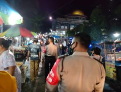 Penerapan Prokes Dalam Mencegah Penyebaran Covid-19 Dilaksanakan Oleh Polsek Balongan dan Aparat Desa