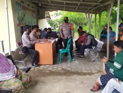 Pelaksanaan Kegiatan Gerai Vaksin PRESISI Bhakti Kesehatan Untuk Negeri Oleh Polsek Sliyeg Berjalan Lancar