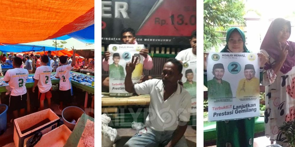 Dari Petani, Pedagang Ikan, hingga Pedagang Kue Kompak Dukung Nelson-Hendra