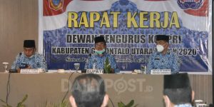 Bupati Indra Buka Rapat Kerja Dewan Pengurus KORPRI Gorut