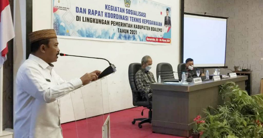 Sekda Boalemo Kembali Ingatkan ASN, Pahami Peraturan Perundang-undangan di Bidang Kepegawaian