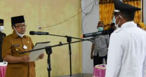 Lantik PAW Kades Tolango, Ini yang Diharapkan Bupati Gorontalo Utara