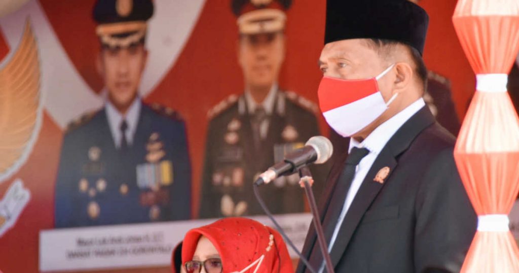 Roni Imran Bacakan Teks Proklamasi Pada HUT RI ke-76