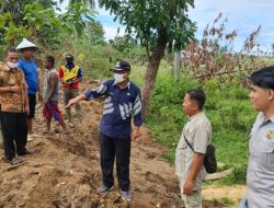 Wabup Thariq Cek Pekerjaan Normalisasi Sungai Desa Molingkapoto