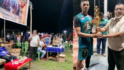 Gustam Ismail Tutup Turnamen Huyula Cup Desa Masuru