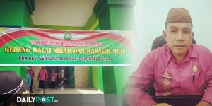 Balai Nikah dan Manasik Haji KUA Gentuma Raya Telah Diresmikan