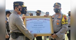 Polres Wonogiri Raih Peringkat Ke-1 Inovasi Pelayanan Publik Terbaik di Masa Pandemi