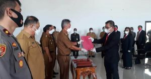 SAH! Moody Lelengboto dilantik sebagai Ketua FPK Minsel