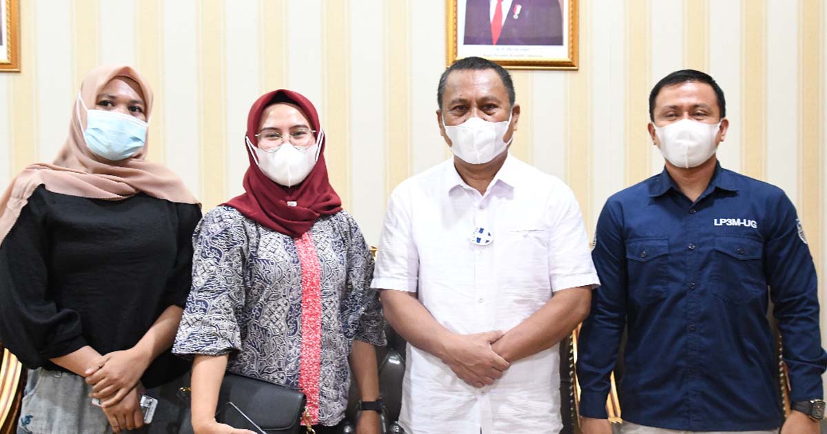 Sekda Gorut Terima Kunjungan LP3M UG, Bahas Penempatan Mahasiswa KKP 2