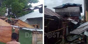 Rumah Warga Desa Pasalae Rusak Dihantam Badai, Kades: Tetap Waspada Badai Susulan!