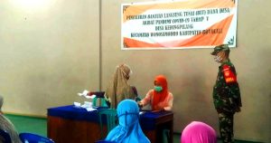 TNI Polri Awasi dan Dampingi Pembagian BLT Kedung Pilang