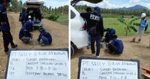 Tim Lab Teknik Sipil UG Dipercaya Lakukan Uji Kepadatan Tanah Tanggul Randangan