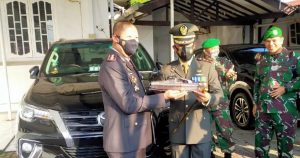 Ulang Tahun Bhayangkara Ke-75, Dandim 0203/LKT Silaturahim ke Rumah Dinas Kapolres Binjai